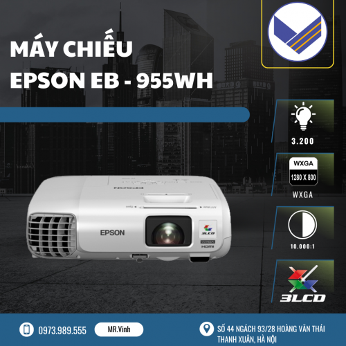 Máy chiếu Epson EB 955WH giá rẻ