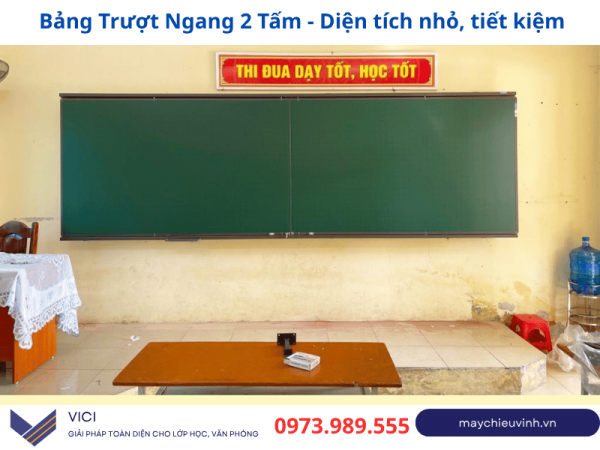 Các loại bảng trượt cấp 1, 2, 3 – Nên chọn loại nào cho lớp học?