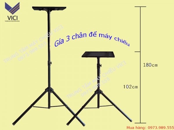 Giá để máy chiếu 3 chân, gọn nhẹ, tiện lợi