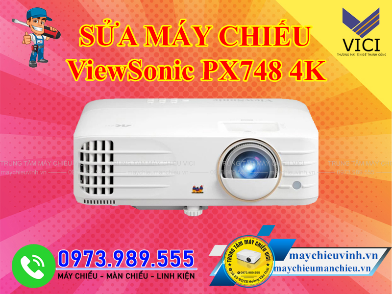 Sửa máy chiếu ViewSonic PX748 tại Hà Nội