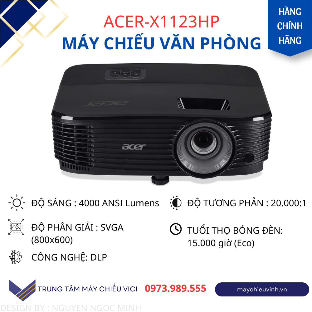 MÁY CHIẾU văn phòng giá rẻ x1123hp