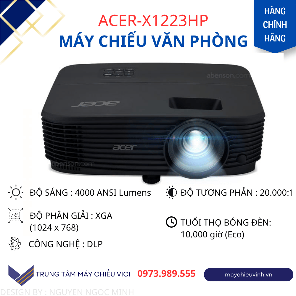 máy chiếu doanh nghiệp cao cấp x1223hp