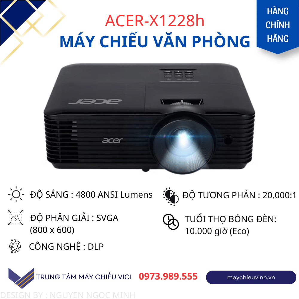 máy chiếu acer x1228h