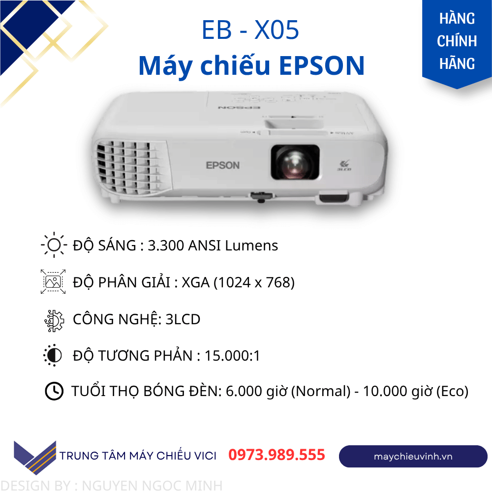 máy chiếu văn phòng epson eb-x05 