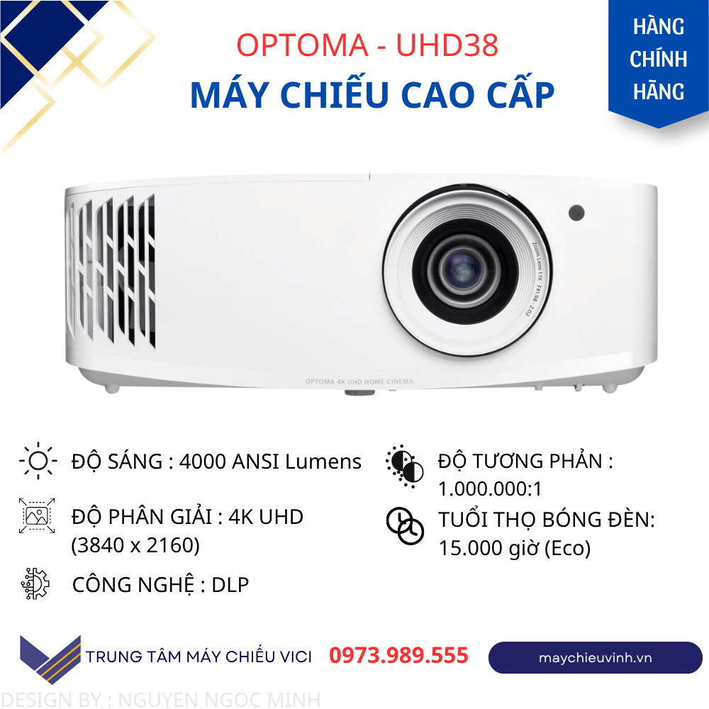 máy chiếu xem phim Optoma UHD38