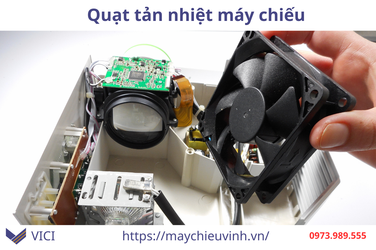 quạt tản nhiệt máy chiếu